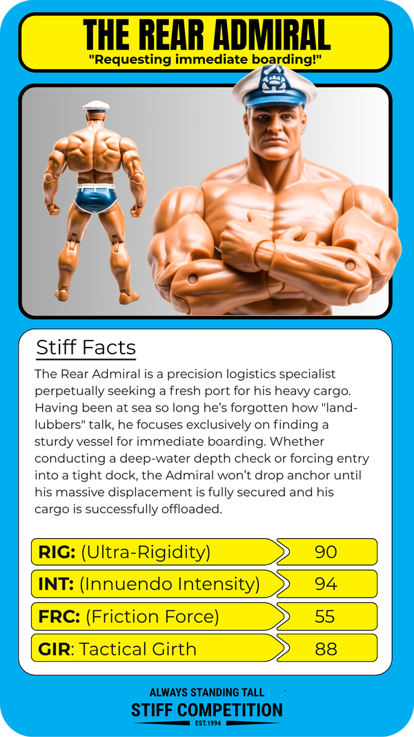 The Rear Admiral Top Trumps card