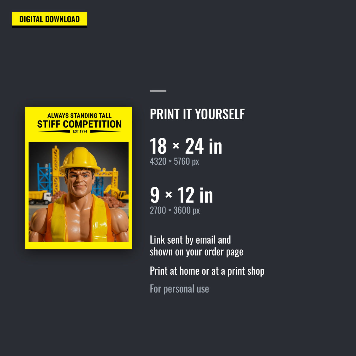 SC-94 MUSEUM ART: HAMMERIN' HANKY (BIG PROJECT) Poster Download (Print It Yourself)