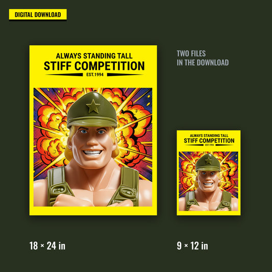 SC-94 MUSEUM ART: MAJOR WOOD (EXPLOSIVE) Poster Download (Print It Yourself)