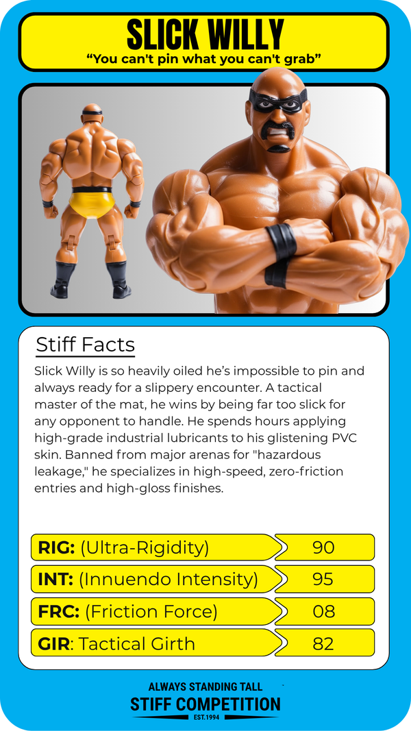 Slick Willy Top Trumps card