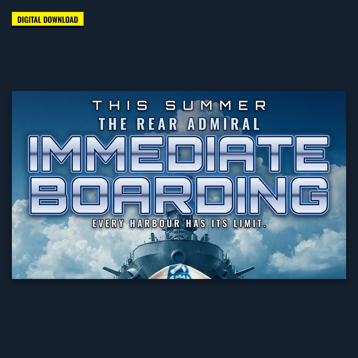 The Rear Admiral poster, title close-up