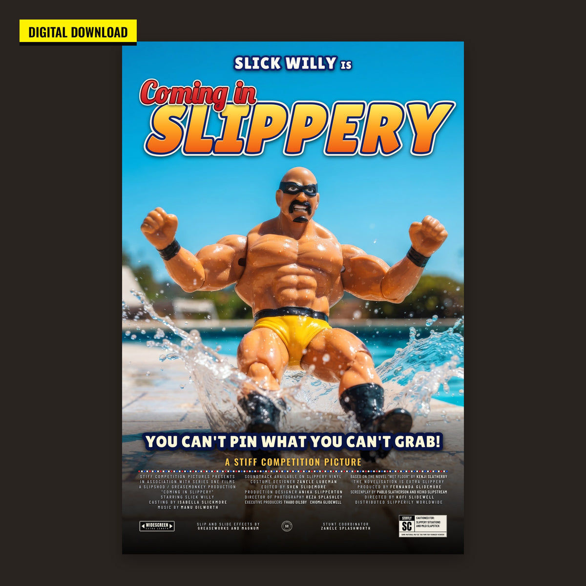 Slick Willy poster download, Slippery