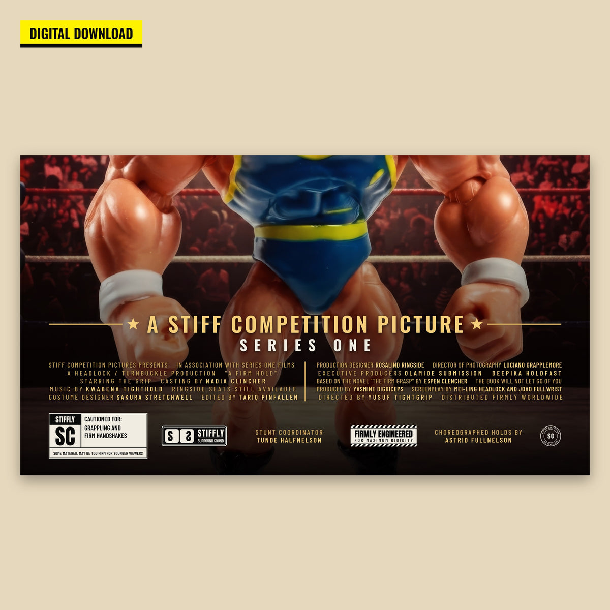 The Grip poster, credits close-up