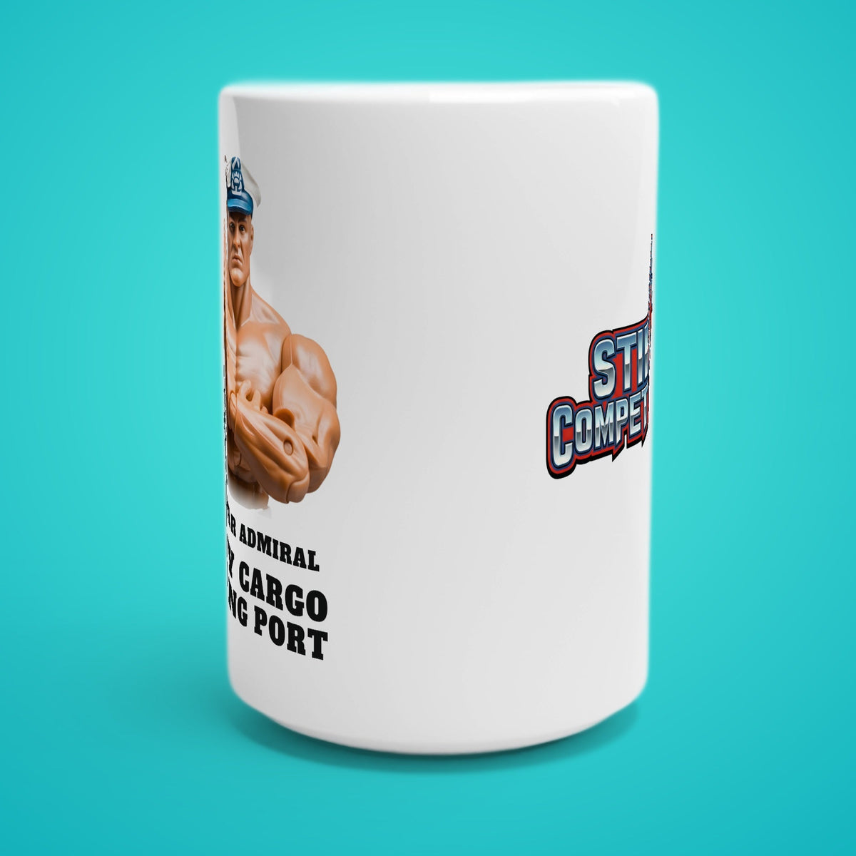 SC-94 MUG: THE REAR ADMIRAL (HEAVY CARGO, SEEKING PORT), white, front